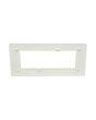 Placca 6 Posti Bianca TOT-M8007-1 Compatibile Matix - Tot Electric