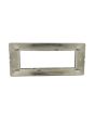 Placca 6 Posti Nera TOT-M8007-T2 Compatibile Matix - Tot Electric
