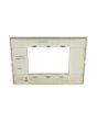 Placca 3 Posti Champagne Compatibile Vimar Plana - Tot Electric