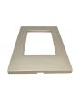 Placca 3 Posti Champagne Compatibile Vimar Plana - Tot Electric