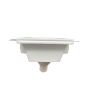 Portafaretto Incasso Quadrato Gesso GU10 12x12x5.5 Interno Squadrato