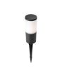 Lampioncino da Giardino LED Amelia Spike E27 8,5W CCT IP55 Nero