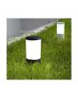 Lampioncino da Giardino LED Amelia Spike E27 8,5W CCT IP55 Nero