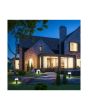 Palo Solare da Terra 3in1 Felice 400 LED IP55 Nero/Opale - Fumagalli