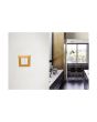 Placca 2 Posti Arancio Compatibile Vimar Plana - Tot Electric