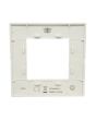 Placca 2 Posti Bianca M-6002-1 Compatibile Vimar Plana - Tot Electric