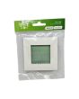 Placca 2 Posti Bianca M-6002-1 Compatibile Vimar Plana - Tot Electric