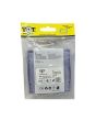 Placca 2 Posti Blu Navy Compatibile Vimar Plana - Tot Electric