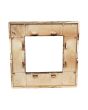 Placca 2 Posti Ciliegio Compatibile Vimar Plana - Tot Electric