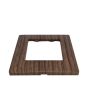 Placca 2 Posti Ciliegio Compatibile Vimar Plana - Tot Electric