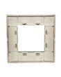 Placca 2 Posti Rame M-6002-14 Compatibile Vimar Plana - Tot Electric