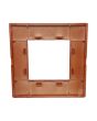 Placca 2 Posti Rosso Corallo Compatibile Vimar Plana - Tot Electric