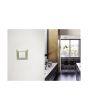 Placca 2 Posti Sabbia M-6002-11 Compatibile Vimar Plana - Tot Electric