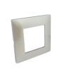 Placca 2 Posti Silver M-6002-9 Compatibile Vimar Plana - Tot Electric