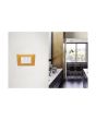 Placca 3 Posti Arancio Compatibile Vimar Plana - Tot Electric