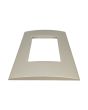 Placca 3 Posti Oro Compatibile Living Light TOT-8003-13 - Tot Electric