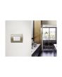 Placca 3 Posti Oro Compatibile Living Light TOT-8003-13 - Tot Electric