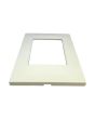 Placca 3 Posti Bianca M-6003-1 Compatibile Vimar Plana - Tot Electric