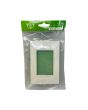 Placca 3 Posti Bianca M-6003-1 Compatibile Vimar Plana - Tot Electric