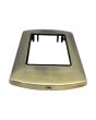 Placca Metallo 3 Posti Bronzo Compatibile Living International