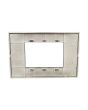 Placca 3 Posti Bronzo M-6003-7 Compatibile Vimar Plana - Tot Electric