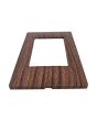 Placca 3 Posti Ciliegio Compatibile Vimar Plana - Tot Electric