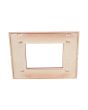 Placca 3 Posti Corallo Compatibile Living Light - Tot Electric