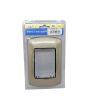 Placca Metallo 3 Posti Champagne Compatibile Living International