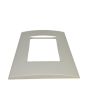 Placca 3 Posti Grigio Chiaro Compatibile Living Light - Tot Electric