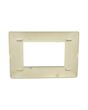 Placca 3 Posti Champagne TOT-M8003-07 Compatibile Matix - Tot Electric