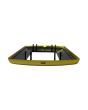 Placca Metallo 3 Posti Oro Spazzolato Compatibile Living International