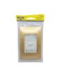 Placca 3 Posti Oro M-6003-12 Compatibile Vimar Plana - Tot Electric