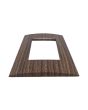 Placca 3 Posti Ciliegio Compatibile Living Light - Tot Electric