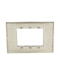 Placca 3 Posti Rame M-6003-14 Compatibile Vimar Plana - Tot Electric