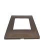 Placca 3 Posti Rame M-6003-14 Compatibile Vimar Plana - Tot Electric