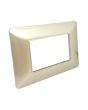 Placca 3 Posti Sabbia TOT-M8003-06 Compatibile Matix - Tot Electric
