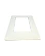 Placca 4 Posti Bianca TOT-M8004-1 Compatibile Matix - Tot Electric
