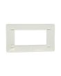 Placca 4 Posti Bianca TOT-M8004-1 Compatibile Matix - Tot Electric