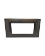 Placca 4 Posti Bronzo M-6004-7 Compatibile Vimar Plana - Tot Electric