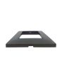 Placca 4 Posti Bronzo M-6004-7 Compatibile Vimar Plana - Tot Electric