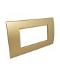 Placca 4 Posti Sabbia Compatibile Living Light - Tot Electric