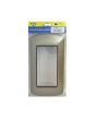 Placca Metallo 4 Posti Champagne Compatibile Living International