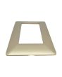 Placca 4 Posti Champagne TOT-M8004-7 Compatibile Matix - Tot Electric