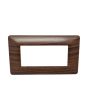 Placca 4 Posti Ciliegio TOT-M8004-12 Compatibile Matix - Tot Electric
