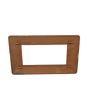 Placca 4 Posti Ciliegio TOT-M8004-12 Compatibile Matix - Tot Electric