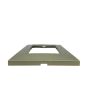 Placca 4 Posti Sabbia M-6004-11 Compatibile Vimar Plana - Tot Electric