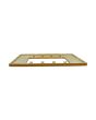 Placca 4 Posti Arancio Compatibile Vimar Plana - Tot Electric