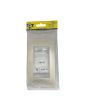 Placca 4 Posti Grigio Chiaro Compatibile Vimar Plana - Tot Electric
