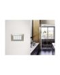 Placca 4 Posti Grigio Chiaro Compatibile Vimar Plana - Tot Electric