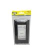 Placca 4 Posti Nera M-6004-2 Compatibile Vimar Plana - Tot Electric